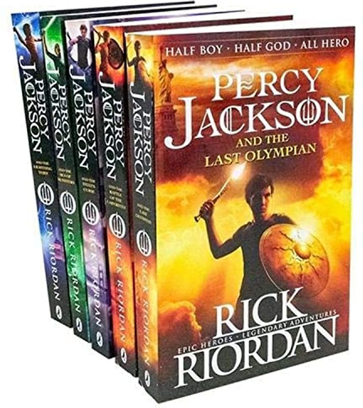 Percy Jackson The Ultimate Collection 5 Books Set Epic Heroes Legendary Adventures by Rick Riordan