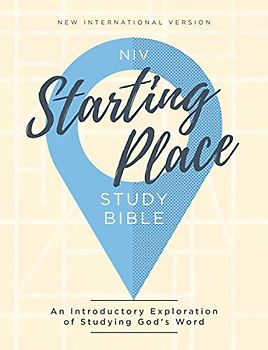 Niv, Starting Place Study Bible, Hardcover, Comfort Print