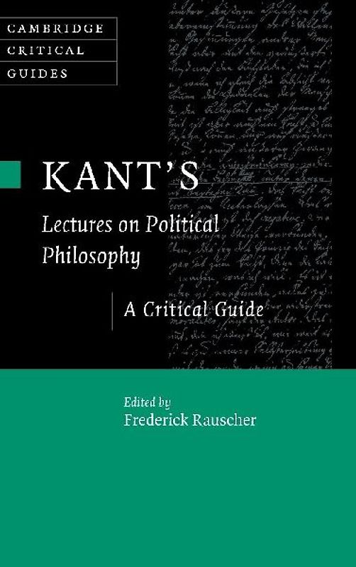 Kant's Lectures on Political Philosophy