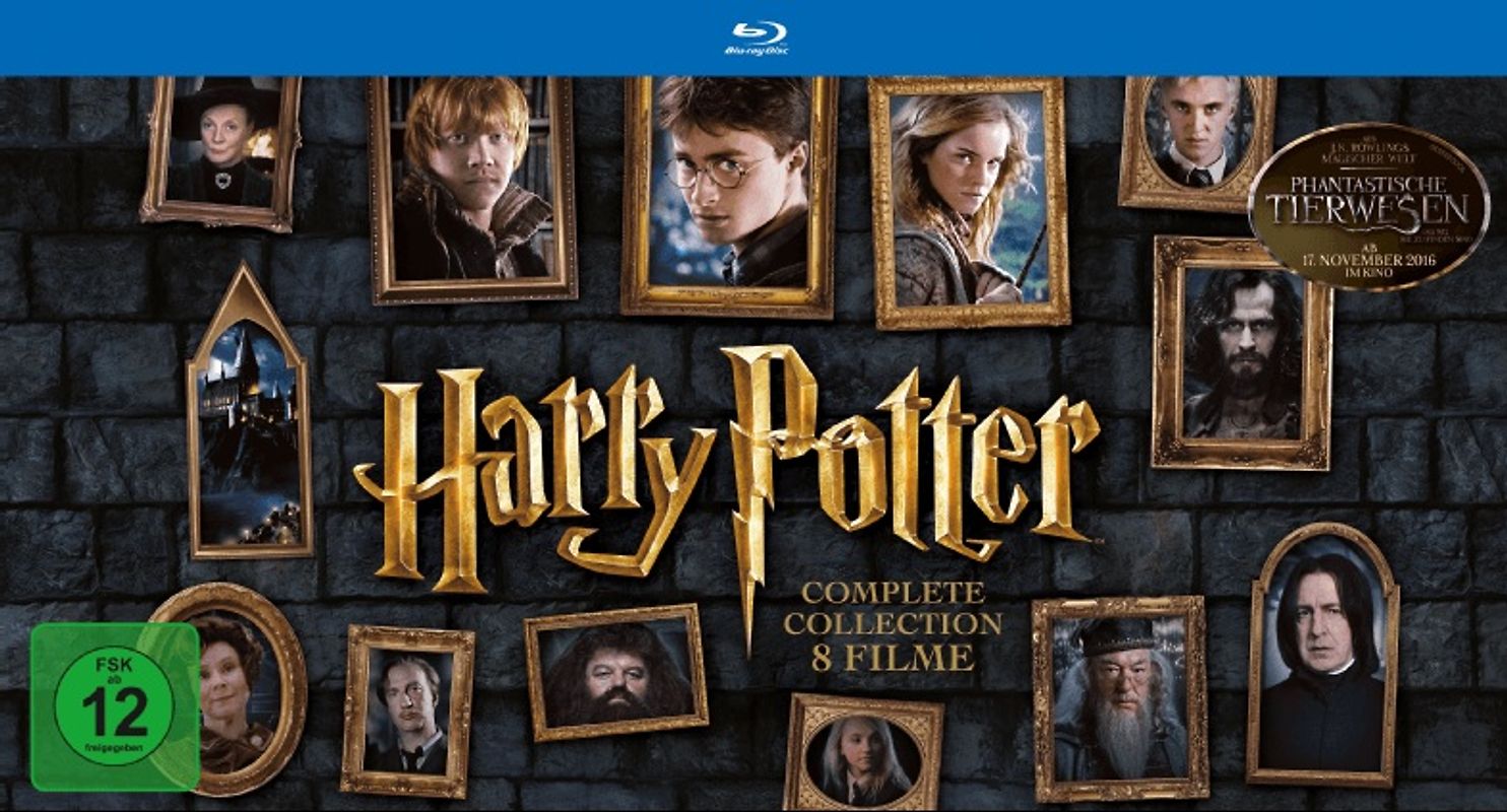 Harry Potter - 8 Filme [11 Discs, The Complete Collection, inkl. Layflat Book & Schuber] Blu-ray Disc