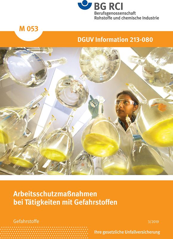 M 053 - Arbeitsschutzmaßnahmen bei Tätigkeiten mit Gefahrstoffen (BGI 660)