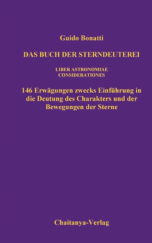 Das Buch der Sterndeuterei (Liber Astrologiae)