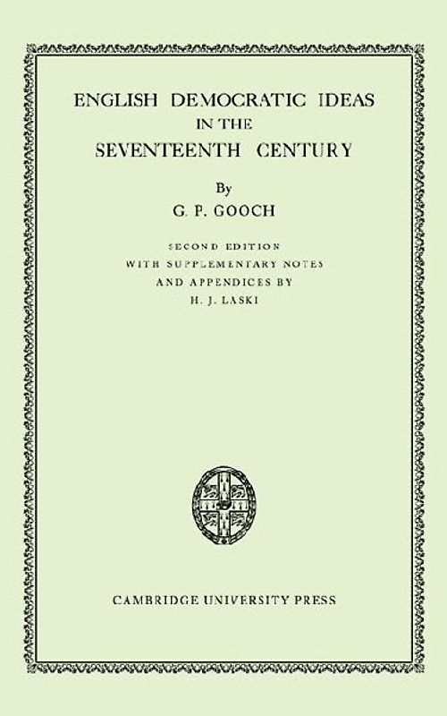English Democratic Ideas in the Seventeenth Century