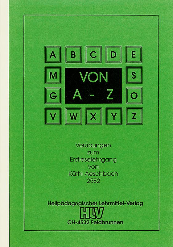 Vorübungen: Von A - Z