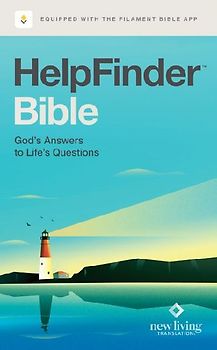 Helpfinder Bible Nlt, Filament Enabled (Hardcover, Red Letter)