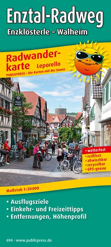 Enztal-Radweg, Enzklösterle - Walheim