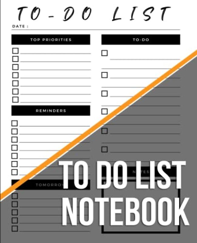 To Do List Notebook: to do list book for work women, 2022 daily for students, work, busy moms, task checklist planner time management with 4 Top Priorities