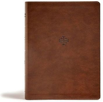 CSB Life Connections Study Bible, Brown Leathertouch
