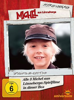 Astrid Lindgren: Michel aus Lönneberga - Alle 3 Michel-Spielfilme in dieser Box [3 DVDs] DVD