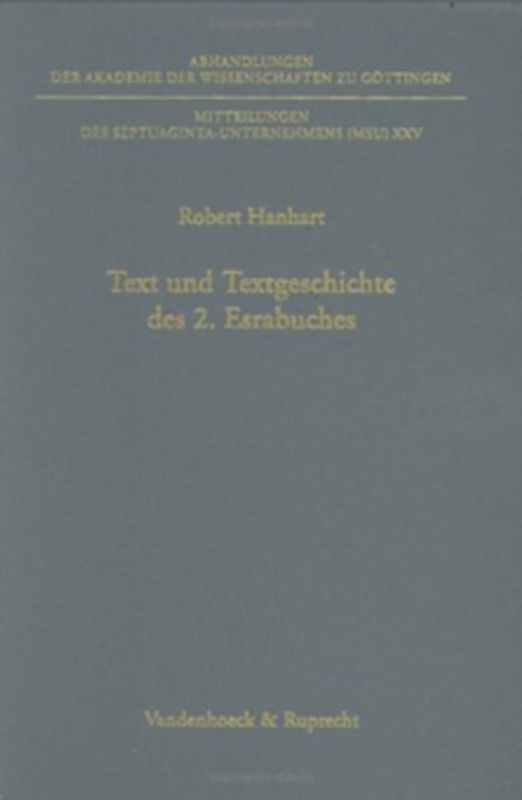 Text und Textgeschichte des 2. Esrabuches