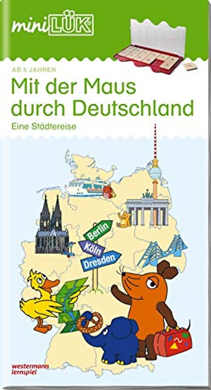 miniLÜK-Übungshefte: miniLÜK: Vorschule: Mit der Maus durch Deutschland: 5 - 6 Jahre (miniLÜK-Übungshefte: Vorschule)