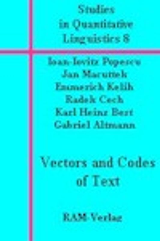 Vectors and Codes of Text