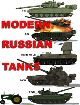 Modern Russian Tanks: Illustrated - Printed in Full Color