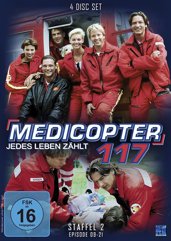 Medicopter 117 - Jedes Leben zählt (Staffel 2: Folge 09-21 im 4 Disc-Set) DVD