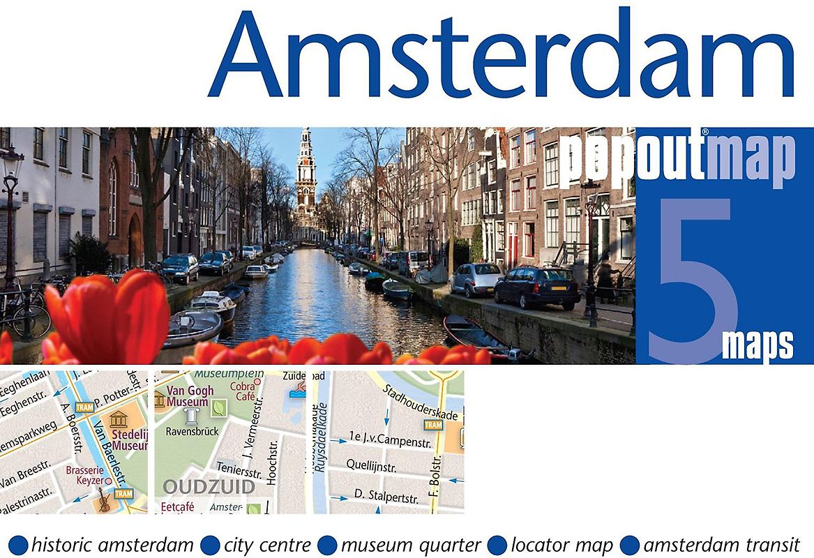 PopOut Map: Amsterdam [Landkarte]
