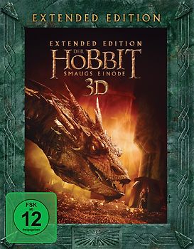 Der Hobbit: Smaugs Einöde 3D [Extended Edition, 5 Discs] 3D Blu-ray Disc
