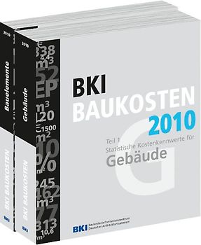 BKI  Baukosten 2010, Teil 1 + Teil 2