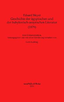 Geschichte der ägyptischen und der babylonisch-assyrischen Literatur