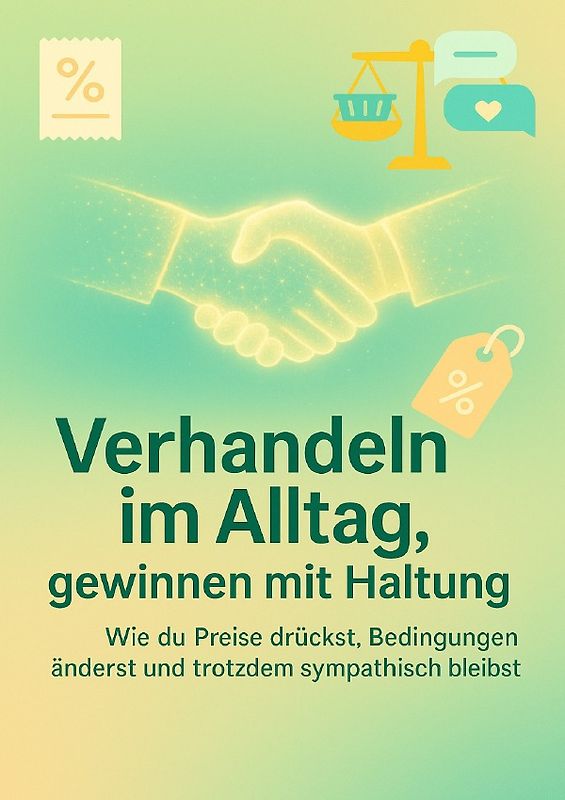 Verhandeln im Alltag, gewinnen mit Haltung