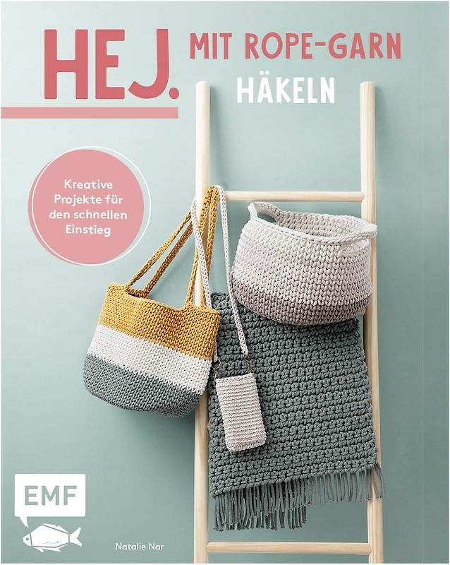 Hej. Mit Rope-Garn häkeln super easy