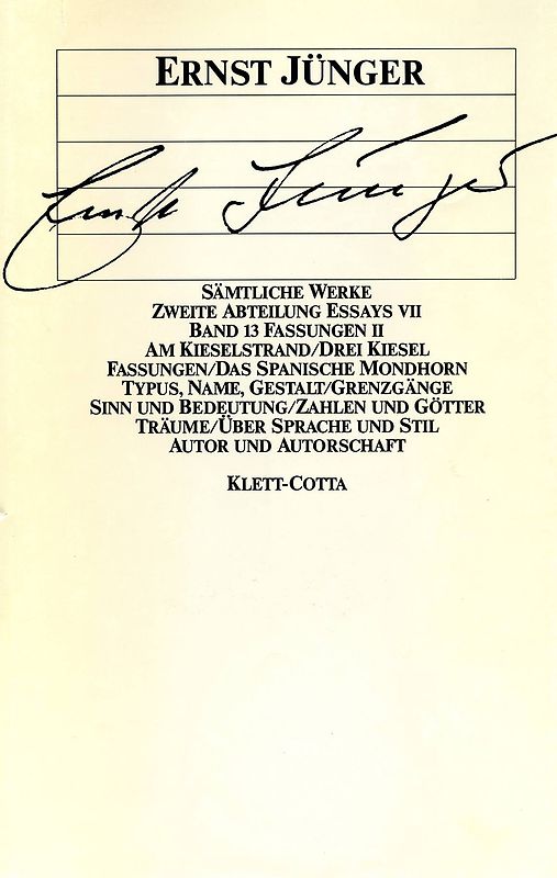 Sämtliche Werke. Werkausgabe in 22 Bänden, komplett / Fassungen II (Sämtliche Werke. Werkausgabe in 22 Bänden, Bd. ?)