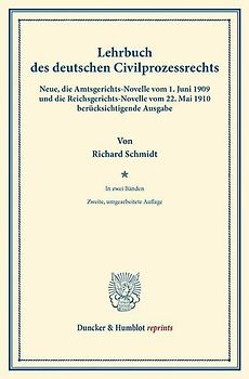 Lehrbuch des deutschen Zivilprozessrechts.