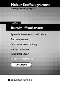 Holzer Stofftelegramme / Stofftelegramm Bürokauffrau/-mann