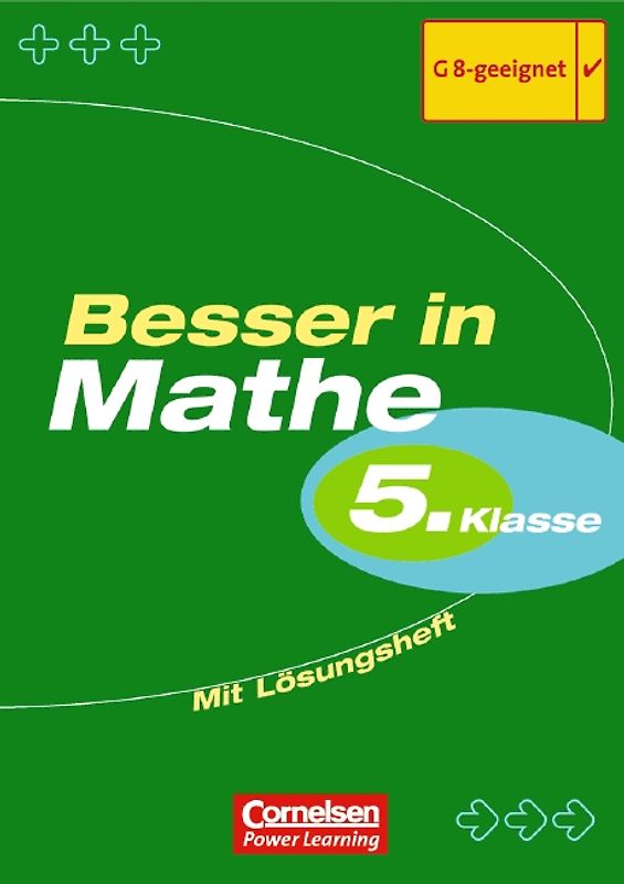 Besser in Mathe. Sekundarstufe I / 5. Schuljahr - Übungsbuch mit separatem Lösungsheft (20 S.)