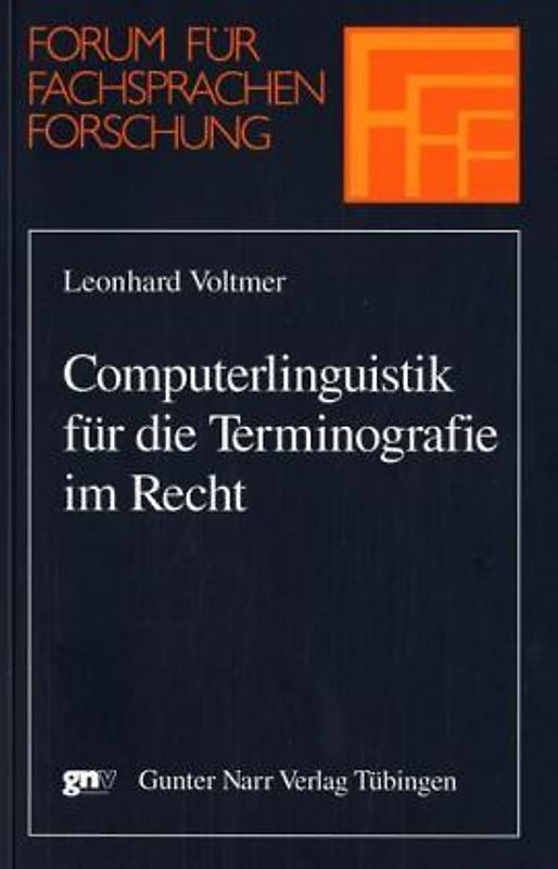 Computerlinguistik für die Terminografie im Recht