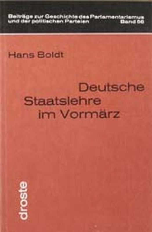 Deutsche Staatslehre im Vormärz