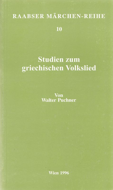Studien zum griechischen Volkslied