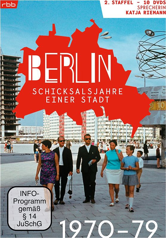 Berlin - Schicksalsjahre einer Stadt: 1970-1979 [10 DVDs] DVD