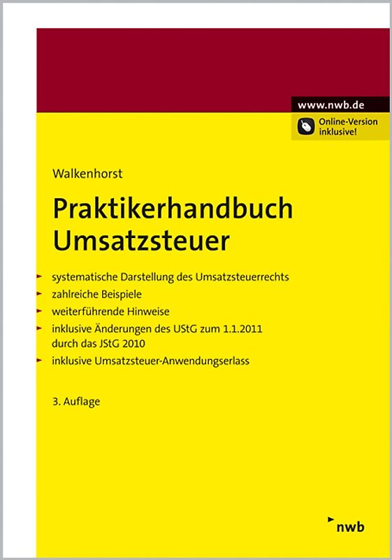 Praktikerhandbuch Umsatzsteuer