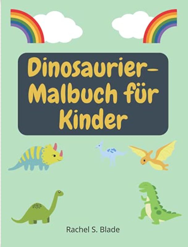 Dinosaurier-Malbuch für Kinder: Niedliches Dinosaurier-Malbuch für Kinder | Dinosaurier-Malbuch für Vorschulkinder