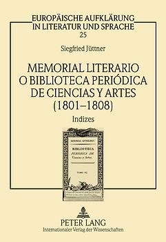 Memorial literario o Biblioteca periódica de ciencias y artes (1801-1808)