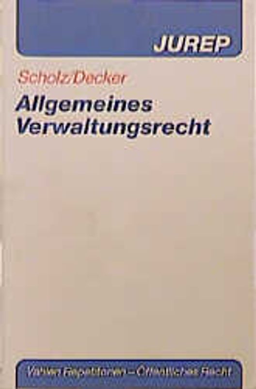 Allgemeines Verwaltungsrecht