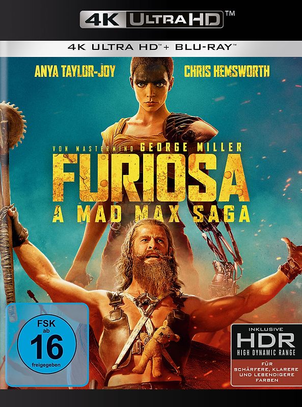 Furiosa: A Mad Max Saga (4K Ultra HD + Blu-ray) Blu-ray Disc