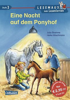 LESEMAUS zum Lesenlernen Stufe 3: Eine Nacht auf dem Ponyhof