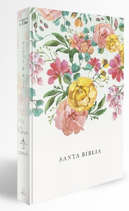 Biblia Reina Valera 1960 Tamaño Manual, Tapa Dura, Flores Rosadas / Spanish Bible Rvr 1960 Handy Size, Lp, Hc, Pink Flowers