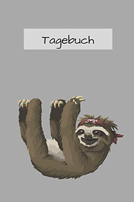 Faultier Tagebuch: mit schönem Faultier Bild | 120 Seiten, dotted | lustiges Geschenk für Faultier Liebhaber | a5+