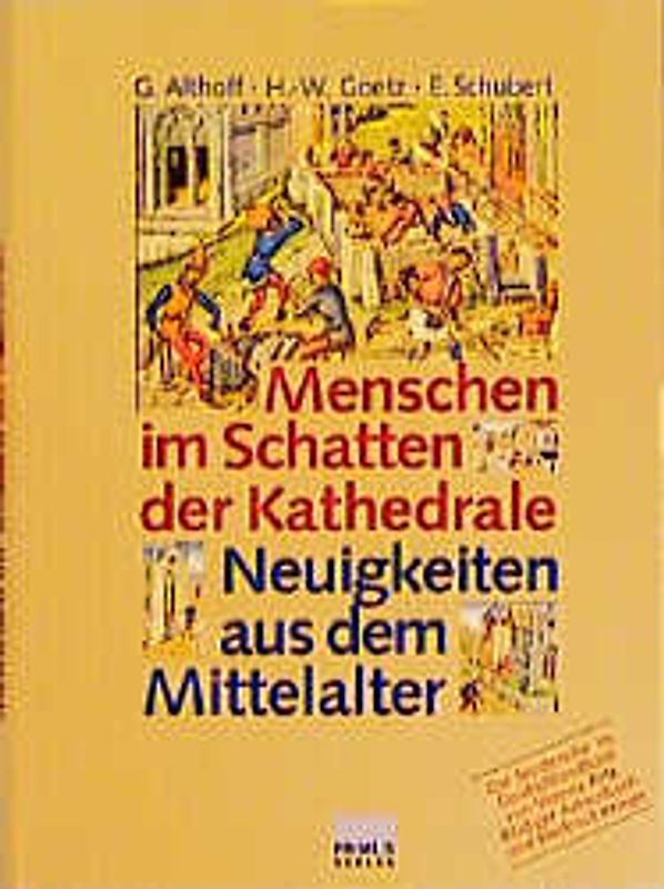 Menschen im Schatten der Kathedrale