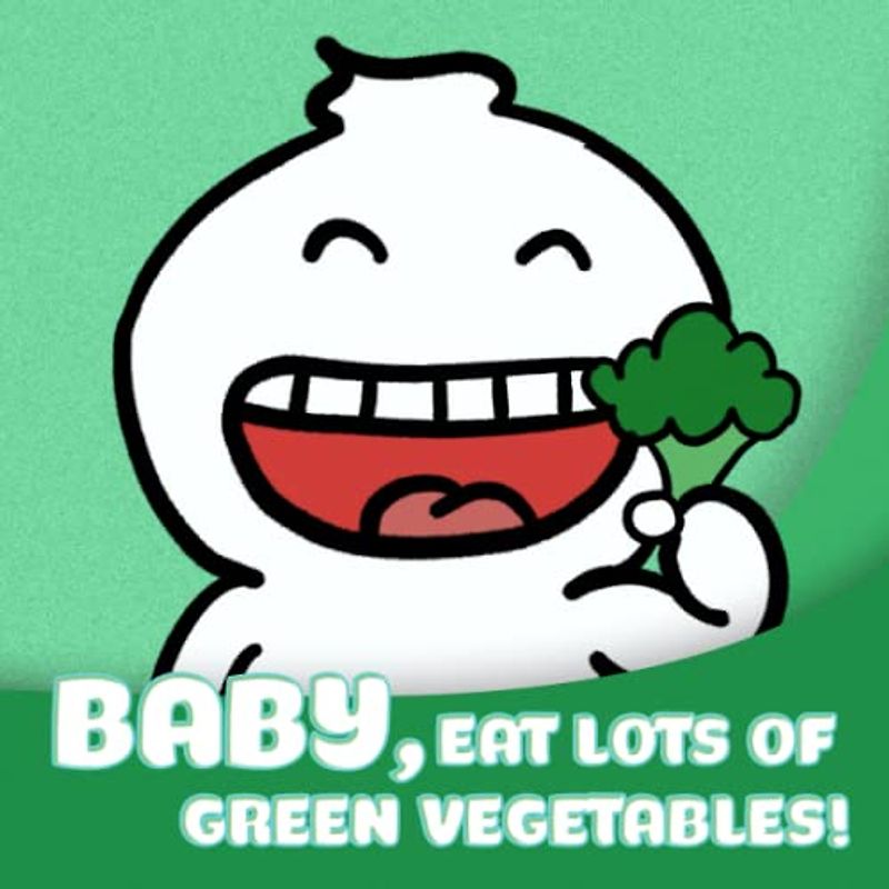 Baby, Eat Lots Of Green Vegetables: Vegetables are essential for our lives, through books with playful and creative illustrations that will help ... interesting experiences through each page.