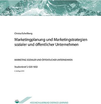 Marketingplanung und Marketingstrategien sozialer und öffentlicher Unternehmen