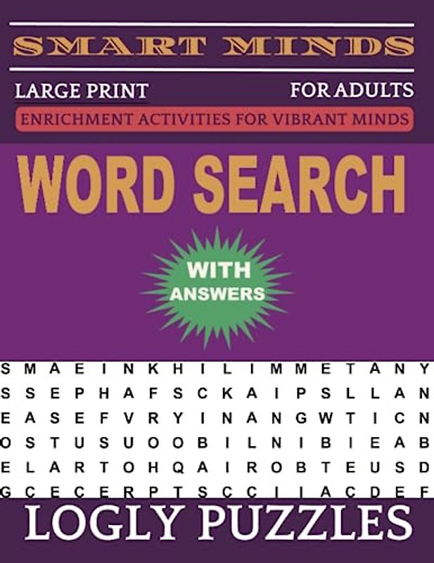 Word Search Book Large Print for Adults: 2400+ words New Fun and Relaxing Puzzles Book for Adults & Seniors with Answers Key