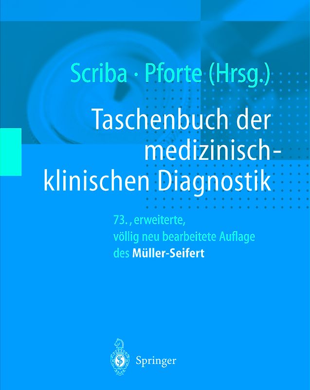 Taschenbuch der medizinisch-klinischen Diagnostik
