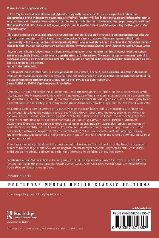 The Independent Mind in British Psychoanalysis