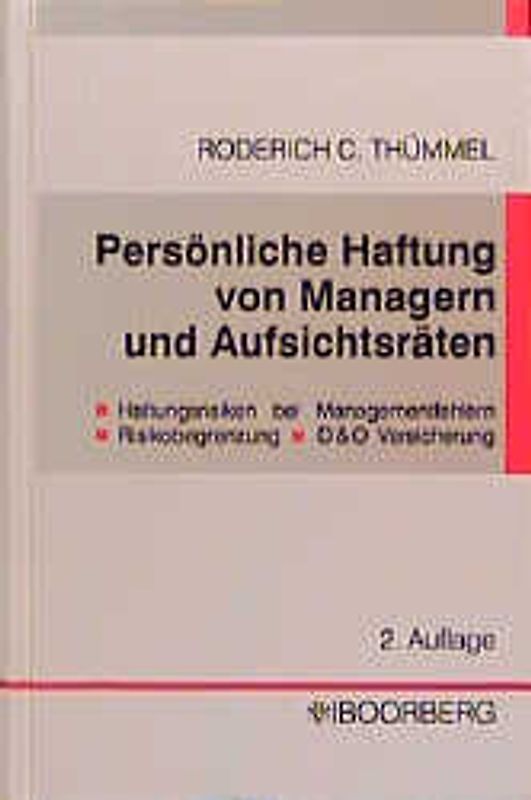 Persönliche Haftung von Managern und Aufsichtsräten