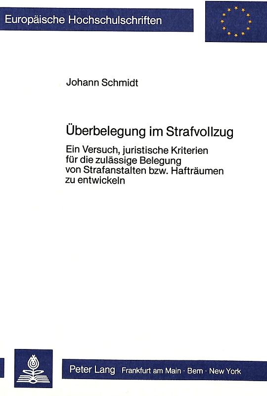Überbelegung im Strafvollzug