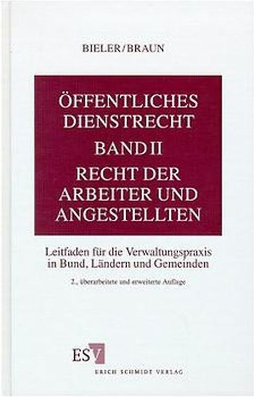 Öffentliches Dienstrecht / Öffentliches Dienstrecht - Band II - Recht der Arbeiter und Angestellten