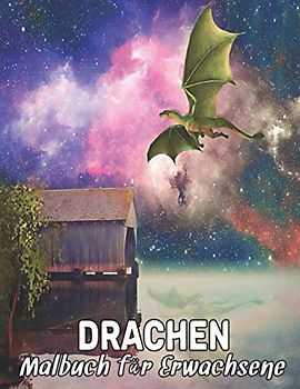 Malbuch Erwachsene Drachen: Stressabbauende Drachen-Designs 50 Einseitige Drachen zur Entspannung und Stressabbau 100-seitiges Malbuch Muster zum Stressabbau Tiere Malbuch